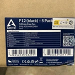Arctic F12 (black) Pack 120 Mm Standard Case Fan Low Noise 1350 Rpm Pc. Fixed Price $16.00.