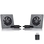 Usb Cabinet 80MM Fan Quiet Cooling System 4" With Speed Control For Home The. Fixed Price $63.70.