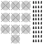 120MM Fan Cover Pc Computer Grill,black Guard,metal Slivery Bla.... Fixed Price $15.76.