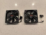 2X Rosewill DF1202512SELN 120MM 12V Black Case Fan 3-PIN Or Molex Used. Fixed Price $7.00.