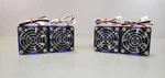 (lot Of 4) Jamicon JF0625B1HS-R 60X60X25MM 12V 3PIN Brushless Case Fan W/ Grill. Fixed Price $30.00.
