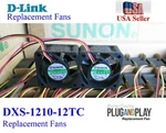 Quiet Version! D-link DXS-1210-12TC Fan Kit 2XSUNON 18DBA Noise Best Homenetwork. Fixed Price $45.95.