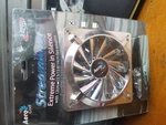 Pc Case Fan 14CM Silver Streamliner. Fixed Price $50.00.