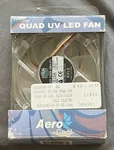 Aerocool Quad Uv Led 80MM Ball Bearing Case Fan Green Blade & Blue Frame K. Fixed Price $14.99.
