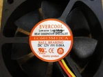 Evercool 60MM X 15MM 12V EC6015M12CA Computer Case Ball Bearing Fan 3-PIN. Fixed Price $8.99.