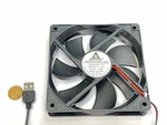 Usb Gdstime 5V 2PIN 12CM 120MM 25MM Gda 1225 Axial Exhaust Cooling Fan G16. Fixed Price $17.38.
