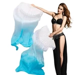 Professional Belly Dance Fans Veils Pair (LEFT+RIGHT),180X90CM Faux Silk .... Fixed Price $27.57.