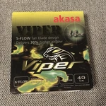 New Akasa AK-FN063 Viper S-flow 140MM Case Fan 30% Higher Airflow 40CM Pwm. Fixed Price $21.00.