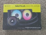 New Corsair Nautilus 240 Argb Liquid Cpu Cooler With RS120 Fans Black. Fixed Price $89.69.