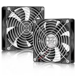 120MM 12V Dc Brushless Cooling Fan 2-PACK Dual Ball Bearing Pc Case Diy. Fixed Price $39.99.