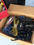 Apevia Power Supply Sleeved Cables Pcie Risers Fans Gpu Mining Breakout Lot. Fixed Price $69.99.