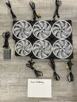 6-PACK Corsair Icue QL140 QL120 Rgb 120MM 140MM Pwm Fans Lot Of Tested. Fixed Price $59.95.
