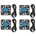 4PACK Dc Usb Fan 5V 6015 Brushless Cooling 60MMX15MM For Pc C.... Fixed Price $14.96.