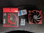 Arctic Bionix P120 Pressure Optimised 120MM Gaming Fan With Pwm Pst - Red. Fixed Price $14.99.