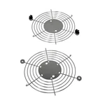 Lot Of 2 Chrome Electric Radiator Fan Wire Guard Grille Covers Universal Custom. Fixed Price $34.89.