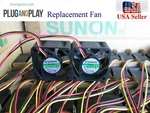 2X Quiet Replacement Fans For Brocade ICX6430-24P/48P ICX6450-24P ICX7250-24P. Fixed Price $43.95.
