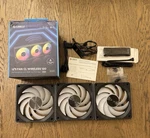 Lian Uni CL120 Argb 120MM Pwm Fans - Triple Pack, Black (12CL1W3B). Fixed Price $40.00.