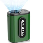 Multper Portable Waist Fan, 4 Speed 18000RPM Strong Airflow, Rechargeable Per.... Fixed Price $37.07.