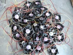 Qty 36: 60MM Sunon Fan 12VDC 3PIN 60X60X16MM KD1206PHB1 Tm 2.6WATTS Surplus Deal. Fixed Price $14.99.