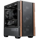 Okinos Genuine Walnut Wood Micro Case, Matx Pc With 4 120MM Black. Fixed Price $91.95.