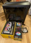 Corsair LL120 Rgb White Case Fans (X6) + Commander Pro Hubs !bundle!. Fixed Price $199.00.