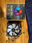 Corsair ML140 Pro Rgb Led Pwm Premium Magnetic Levitation Computer Case Fan. Fixed Price $25.00.
