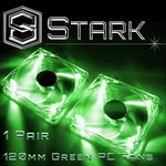 Green 120MM 4-LED Quad Light Neon Pc Computer Case Clear Cooling Fan Mod X2. Fixed Price $15.79.