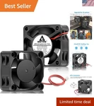 Cooling Fan 40MM X 20MM 24V Dc 6000RPM 2-PIN For 3D Printer 2-PACK. Fixed Price $23.86.
