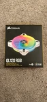 Corsair QL120 Rgb Cooling Case Fan, White, Single- Sealed, New Box. Fixed Price $35.00.