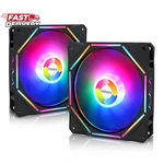 Conisy Rgb Led Series 120MM Fan For Computer Case, Unique Ultra Quiet Long. Fixed Price $22.73.