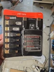 *new* Gigaware 6-IN-1 Usb Cable With Gold Plated ADAPTERS-PC-MAC-2602045. Fixed Price $13.00.
