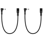 Fancasee Pack 5.5MM Dc Power Extension Cable 2.1MM, Black. Fixed Price $15.08.