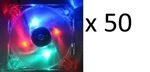 Evercool 120MM X 25MM Computer Case Quad Multi Color Led Cooling Fan (set Of 50). Fixed Price $75.00.