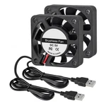 2PCS 40MM Usb Brushless Cooling Fan - 1.57IN X 10MM, 5V Dc, 4200 Rpm For Diy. Fixed Price $8.95.