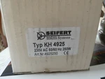 Seifert Cabinet Heater 230VAC 250W Fan Forced - KH4925. Fixed Price $89.38.