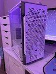 Corsair Icue 220T Rgb Airflow Tempered Glass White + Fan Splitter. Fixed Price $102.00.
