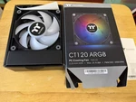 Thermaltake CT120 Argb 2-PACK 120MM Pc Cooling Fans Open Box. Fixed Price $23.00.