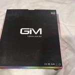 Gim KB-12 120MM Rgb Case Fan Single Pack Black White Plastic Cooling. Fixed Price $5.00.