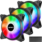 Uphere 5V 3-PACK 120MM Silent Pwm Intelligent Control Addressable Rgb Fan .... Fixed Price $40.15.