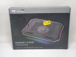 Thermaltake Massive Steel Mesh Laptop Cooler 120MM Rgb Fan 10-15. Fixed Price $34.19.