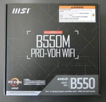 Msi B550M Pro-vdh Wifi Motherboard Amd AM4 Micro-atx DDR4 Pcie 4.0. Fixed Price $99.99.