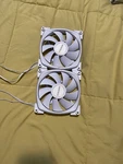 Montech AX140 Argb 2X140MM Hydro Dynamic Bearing Case Fan - White. Fixed Price $20.00.