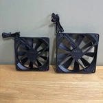 Nzxt F140 Rifle Bearing 140MM Black RF-AF14C-RB (2 Fans). Fixed Price $18.00.