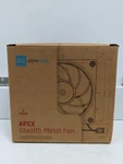 Alphacool Apex Stealth Metal Power Fan 3000 Rpm Matte Black 3-PACK New. Fixed Price $49.99.