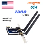 Wifi 1200MBPS Desktop Pcie Adapter 2.4G/5G Dual Band AX210 802.11AX Pci-e Card. Fixed Price $17.35.