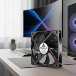 Efficient 120MM Cooling Fan With Dual Ball Bearings Whisper-quiet Operation. Fixed Price $24.99.