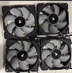 4X Corsair ML120 Pwm Magnetic Levitation 120MM Fans Black/gray CO-9050039-WW. Fixed Price $75.00.
