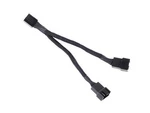Silverstone CPF01 All Black Sleeved 1-TO-2 Pwm Fan Splitter Cable. Fixed Price $16.15.