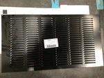 New! Aluminum Louvered Vent Panel 13.25 X 24.50 Powder Coated Black - Free Shp. Fixed Price $42.99.