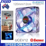 Enermax Everest Silence UCEV12 120MM Twister Bearing Blue Leds Cooling Case Fan. Fixed Price $21.29.